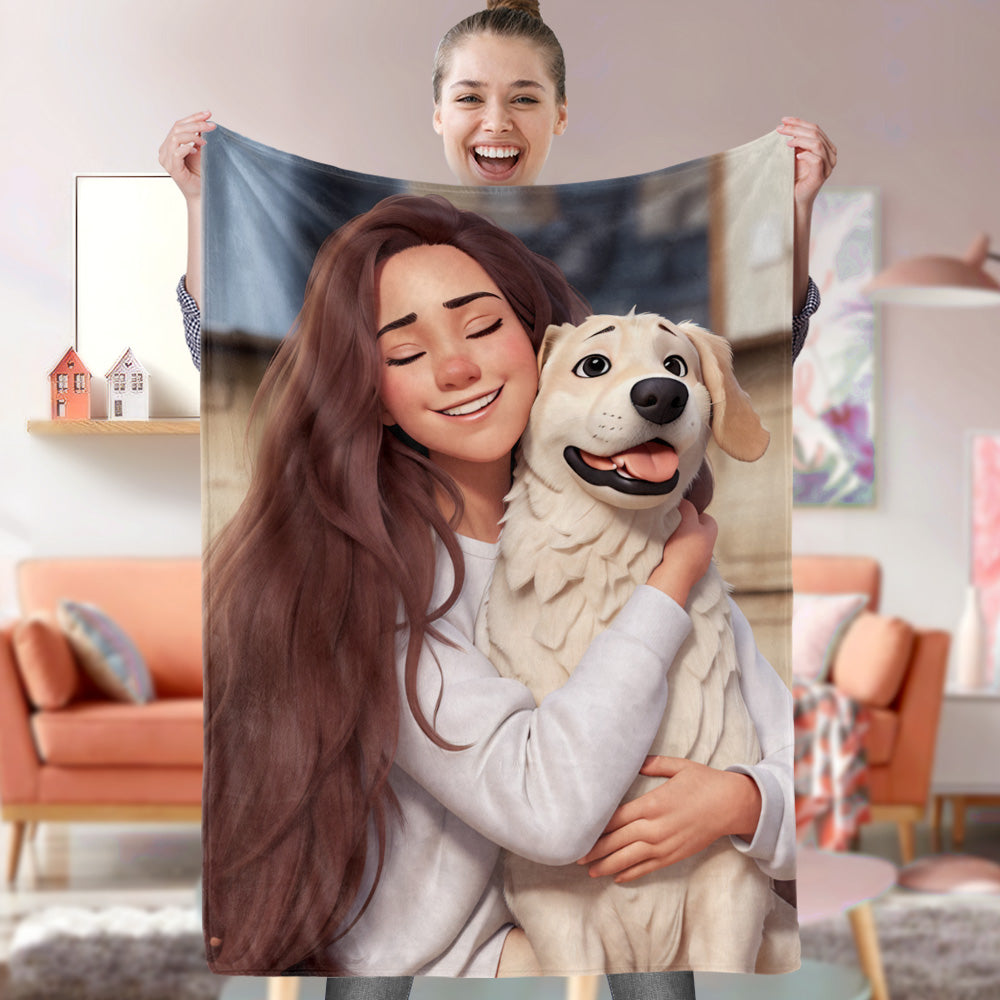 Photo Cartoonization-Personalized Blanket