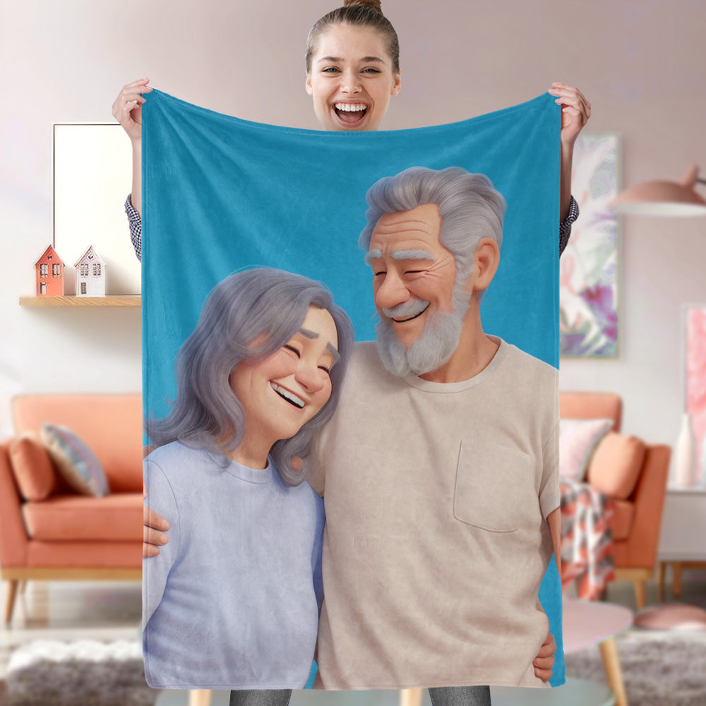 Photo Cartoonization-Personalized Blanket